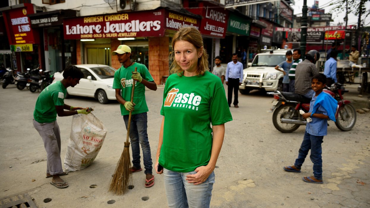 British woman leads mission to clean up waste left by tourists in Himalayas