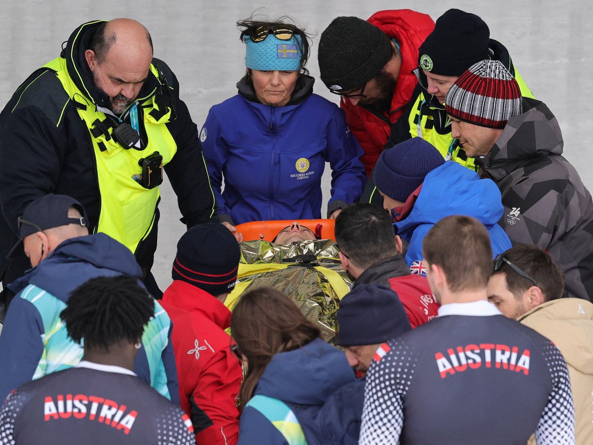 Bobsleigh driver health update after horror crash that hospitalised Winter Olympics star