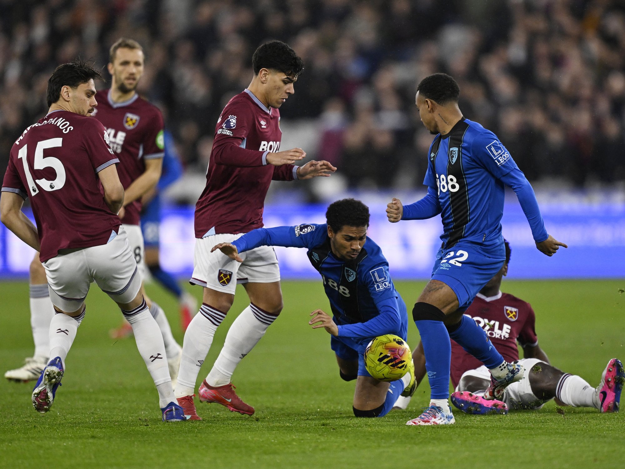 West Ham miss chance to bolster relegation hopes after Bournemouth stalemate