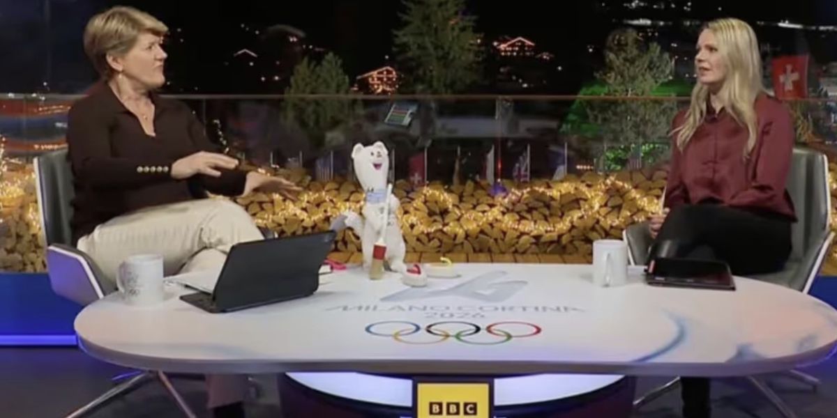 BBC host Clare Balding fights back tears after emotional Winter Olympics interview BBC host Clare Balding fights back tears after emotional Winter Olympics interview