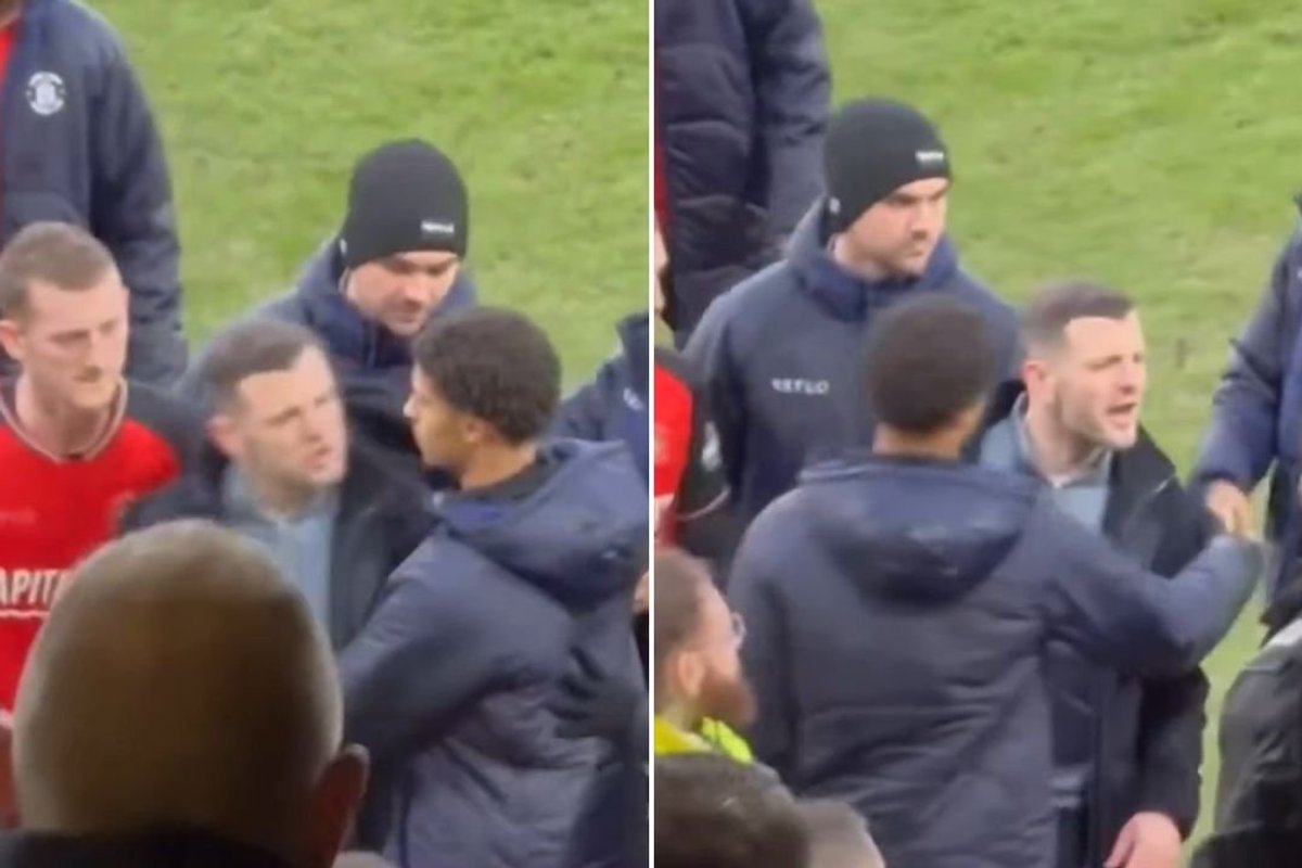 Jack Wilshere dragged away from Luton fans during fracas after brutal 'embarrassing' chants