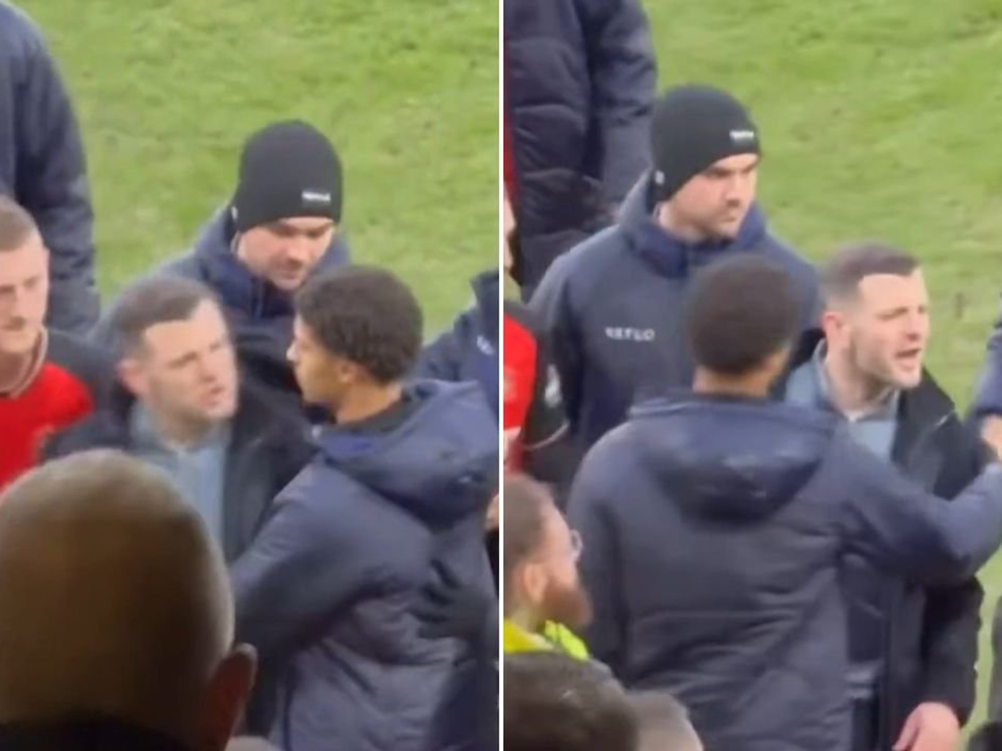 Jack Wilshere dragged away from Luton fans during fracas after brutal 'embarrassing' chants