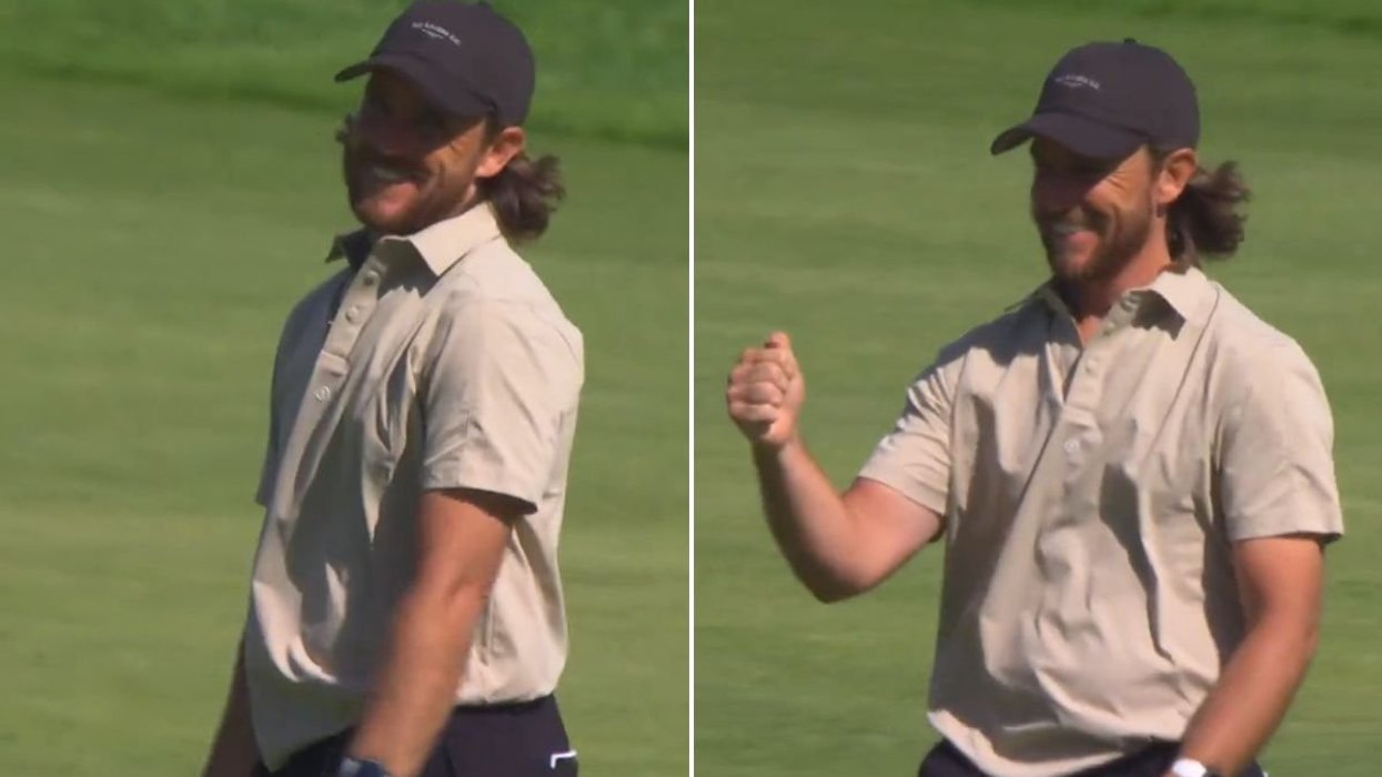 Tommy Fleetwood hits astonishing 'slam dunk' shot at Genesis Invitational for incredible eagle