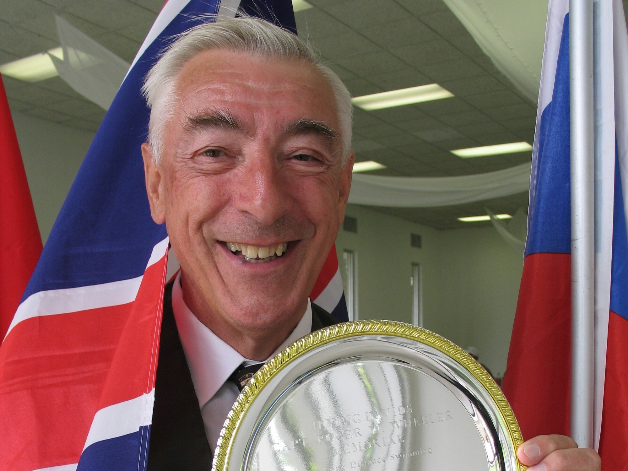 British swimmer, 84, wins five gold medals at international competition and sets sights on more glory