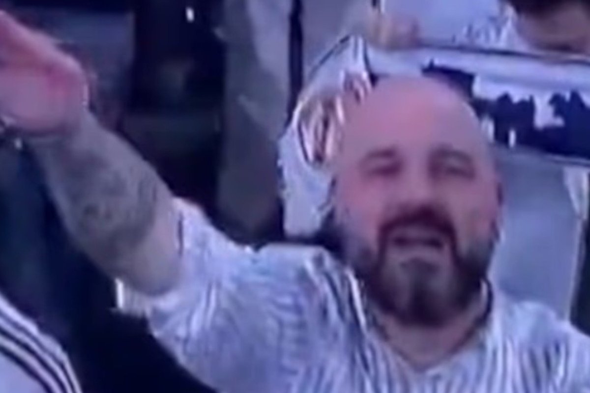Real Madrid fan kicked out of Champions League match after appearing to perform a Nazi salute