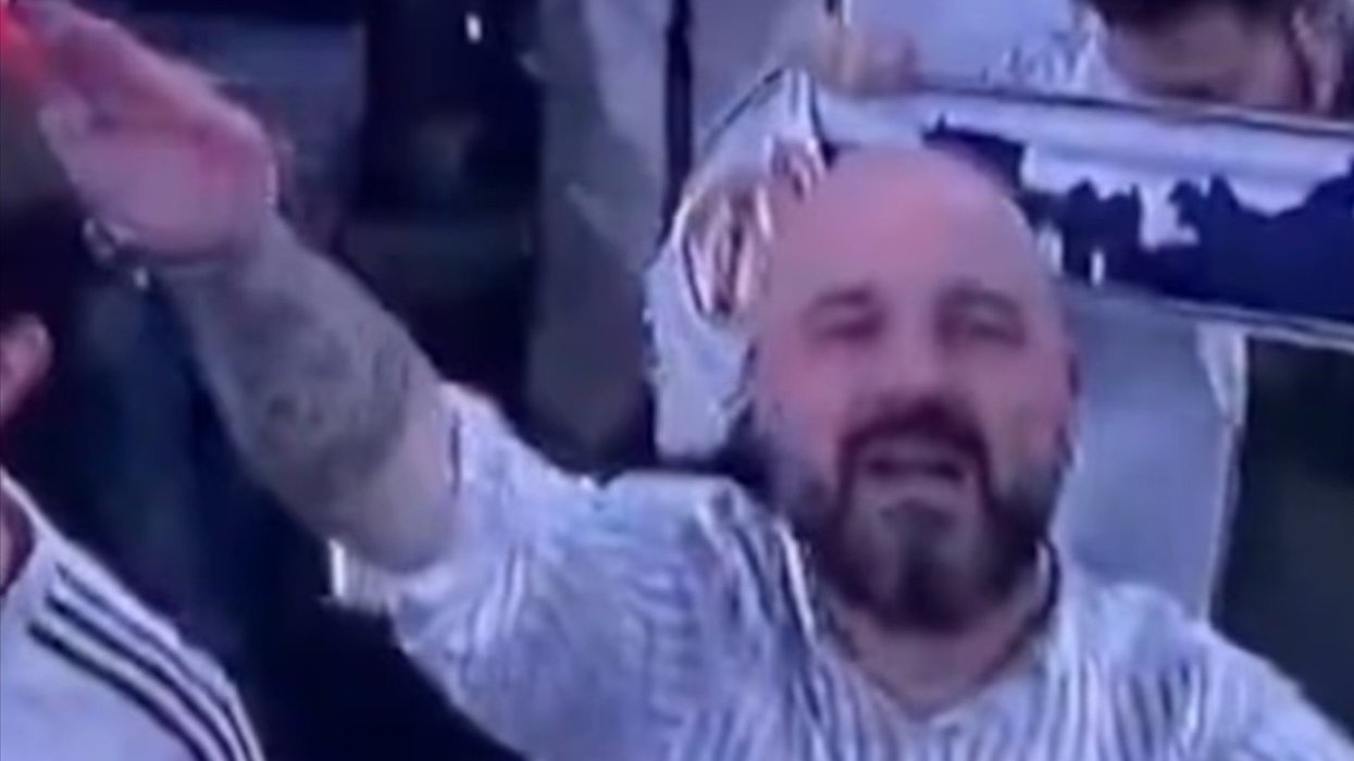 Real Madrid fan kicked out of Champions League match after appearing to perform a Nazi salute