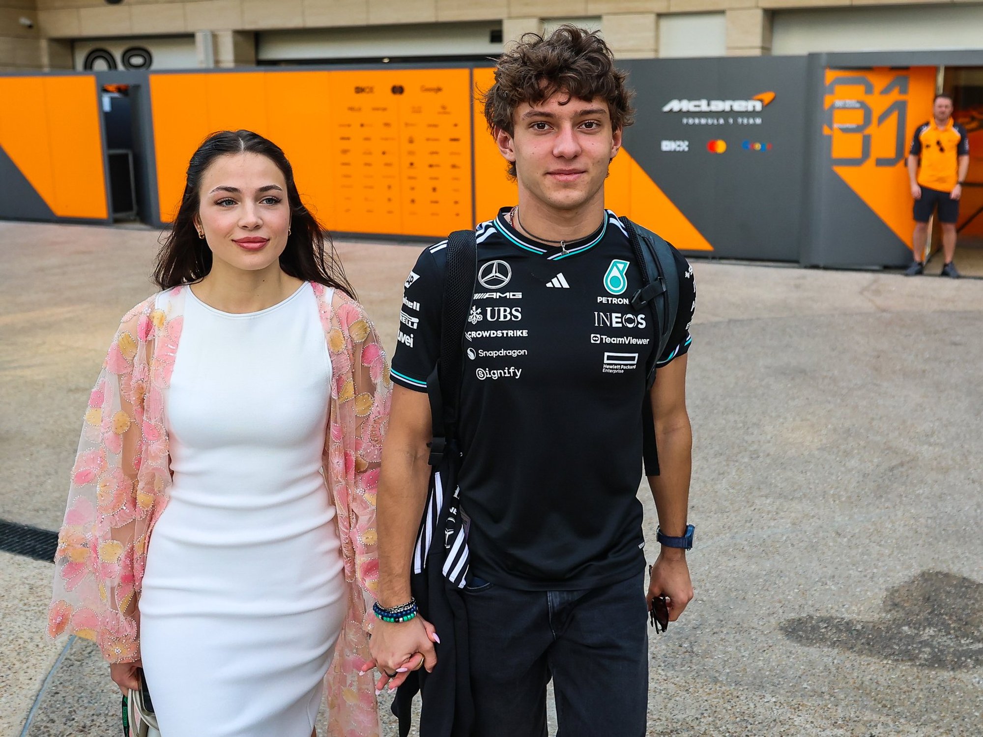 F1 star splits from girlfriend just days before new season starts as she slams 'false, disgusting...