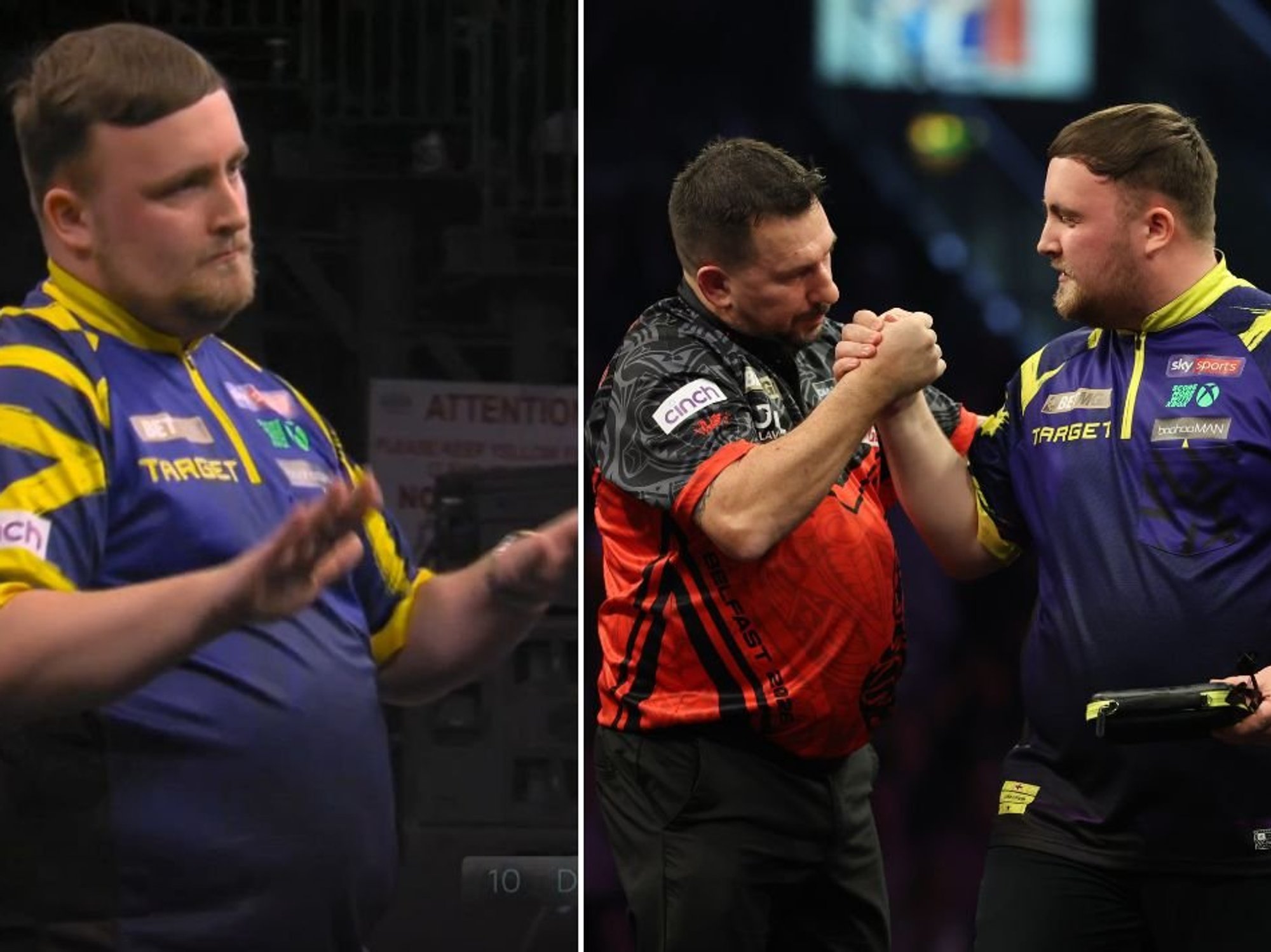 Luke Littler's Premier League woes continue amid clash with crowd after Jonny Clayton defeat