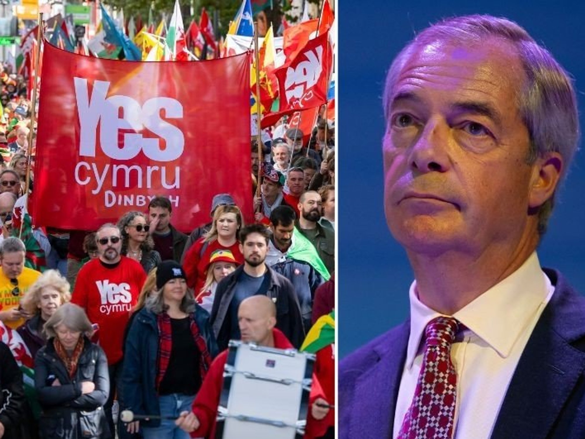 Reform fights back against ‘quiet plot to break up the UK’ as Welsh independence threat clouds cr...