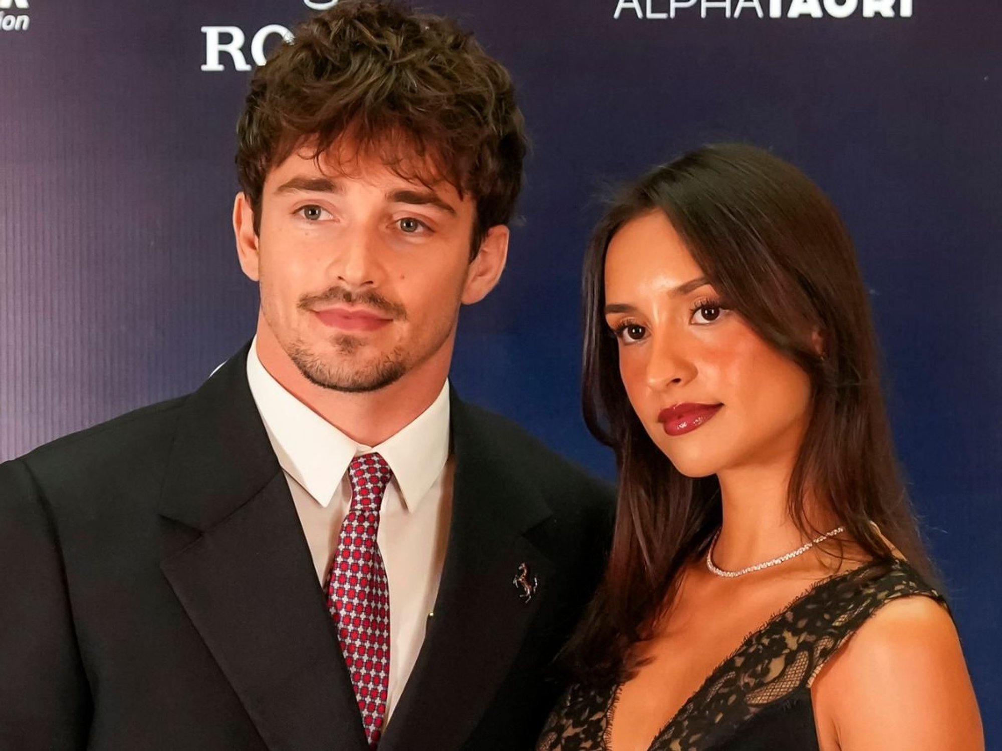 Charles Leclerc marries influencer girlfriend as duo seen driving off in spectacular £9m Ferrari
