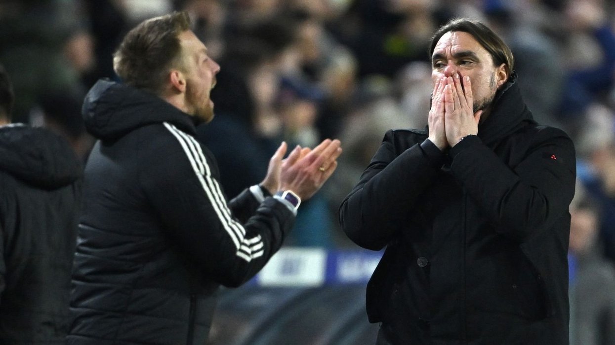 Daniel Farke sent off in explosive scenes immediately after Leeds defeat to Man City