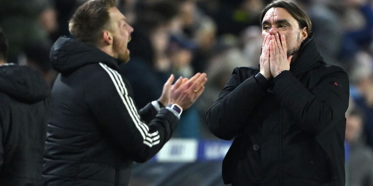 Daniel Farke sent off in explosive scenes immediately after Leeds defeat to Man City Daniel Farke sent off in explosive scenes immediately after Leeds defeat to Man City