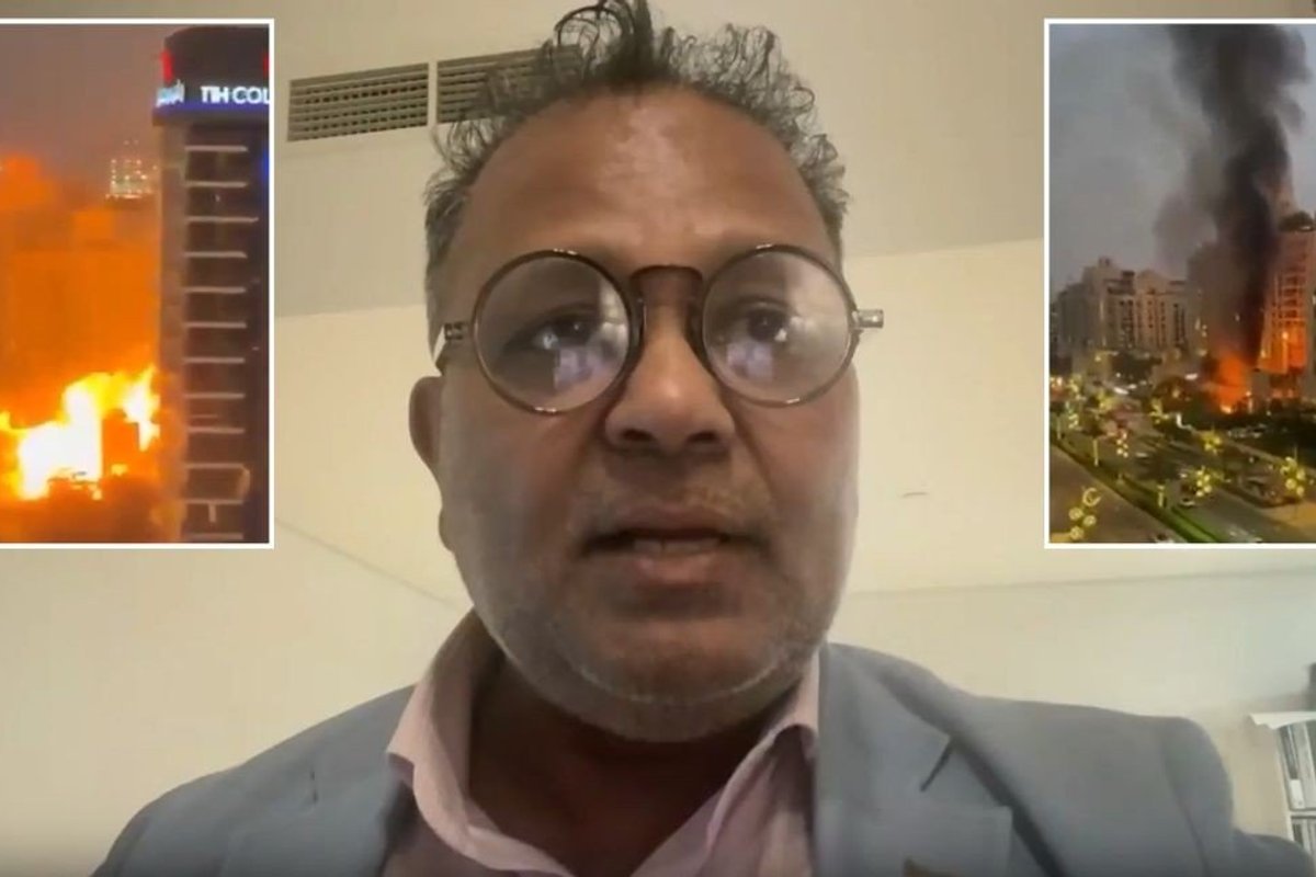 Briton in Dubai shares fresh footage after 'scary' Iran strikes as expats fear being left stranded