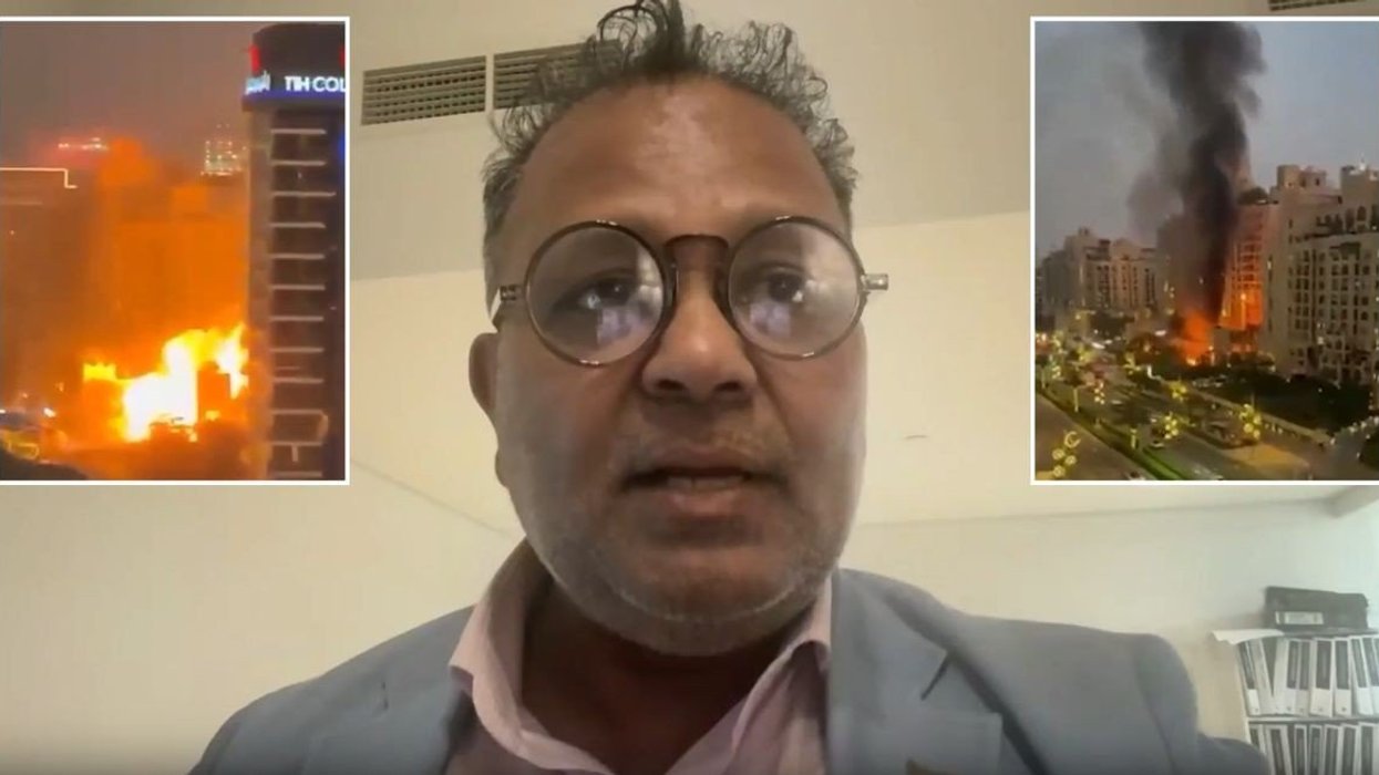 Briton in Dubai shares fresh footage after 'scary' Iran strikes as expats fear being left stranded