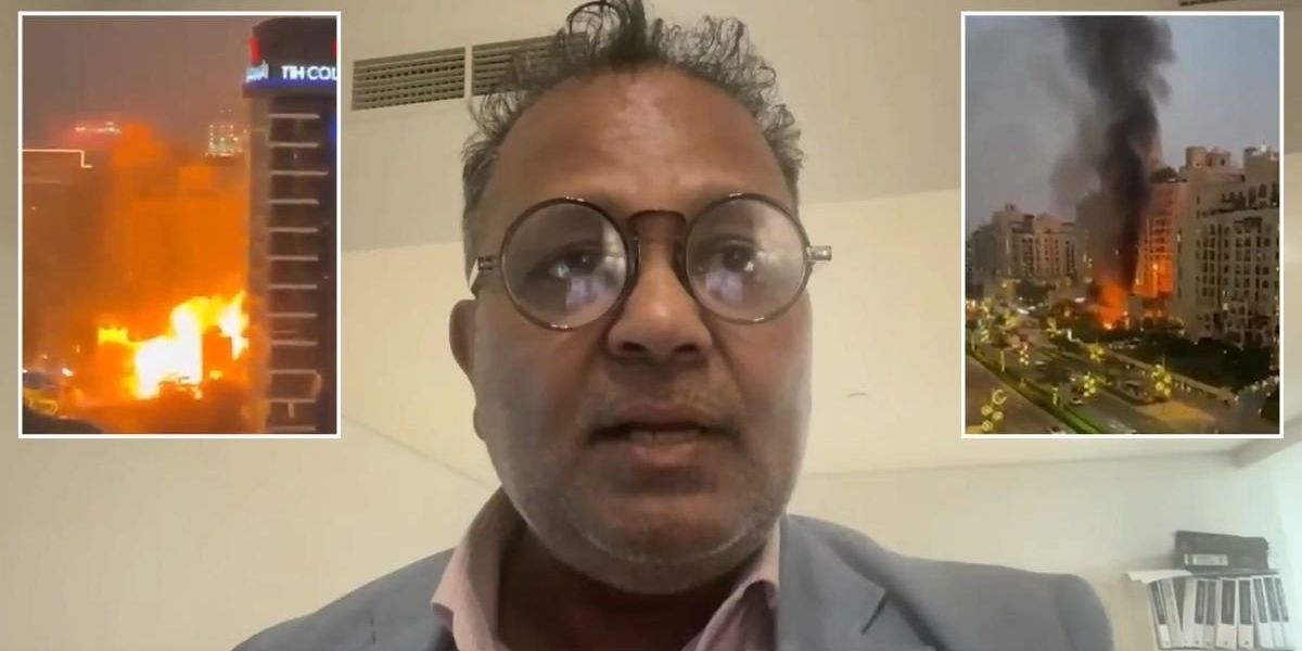 Brite veröffentlicht neue Aufnahmen nach ‘beängstigendem’ Bombardement im Iran, während Expatriates Angst haben, stranded zu bleiben. Brite veröffentlicht neue Aufnahmen nach ‘beängstigendem’ Bombardement im Iran, während Expatriates Angst haben, stranded zu bleiben.