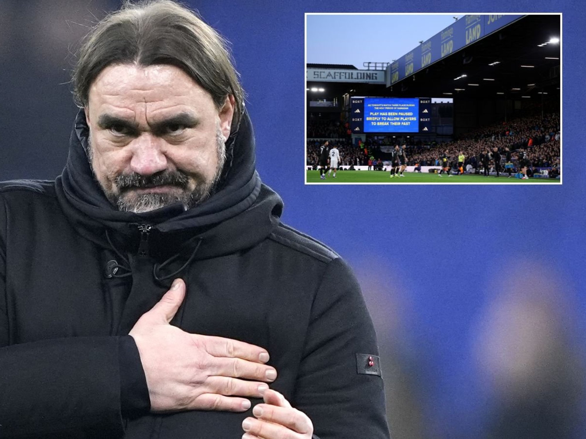 Leeds manager breaks silence after fans were heard booing during Ramadan break in Man City defeat