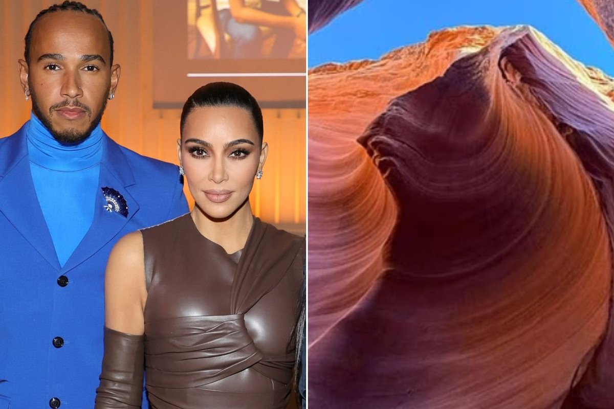 Lewis Hamilton and Kim Kardashian share pictures from US getaway as Australian Grand Prix looms