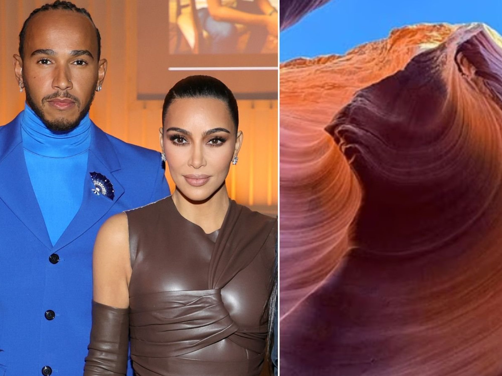 Lewis Hamilton and Kim Kardashian share pictures from US getaway as Australian Grand Prix looms