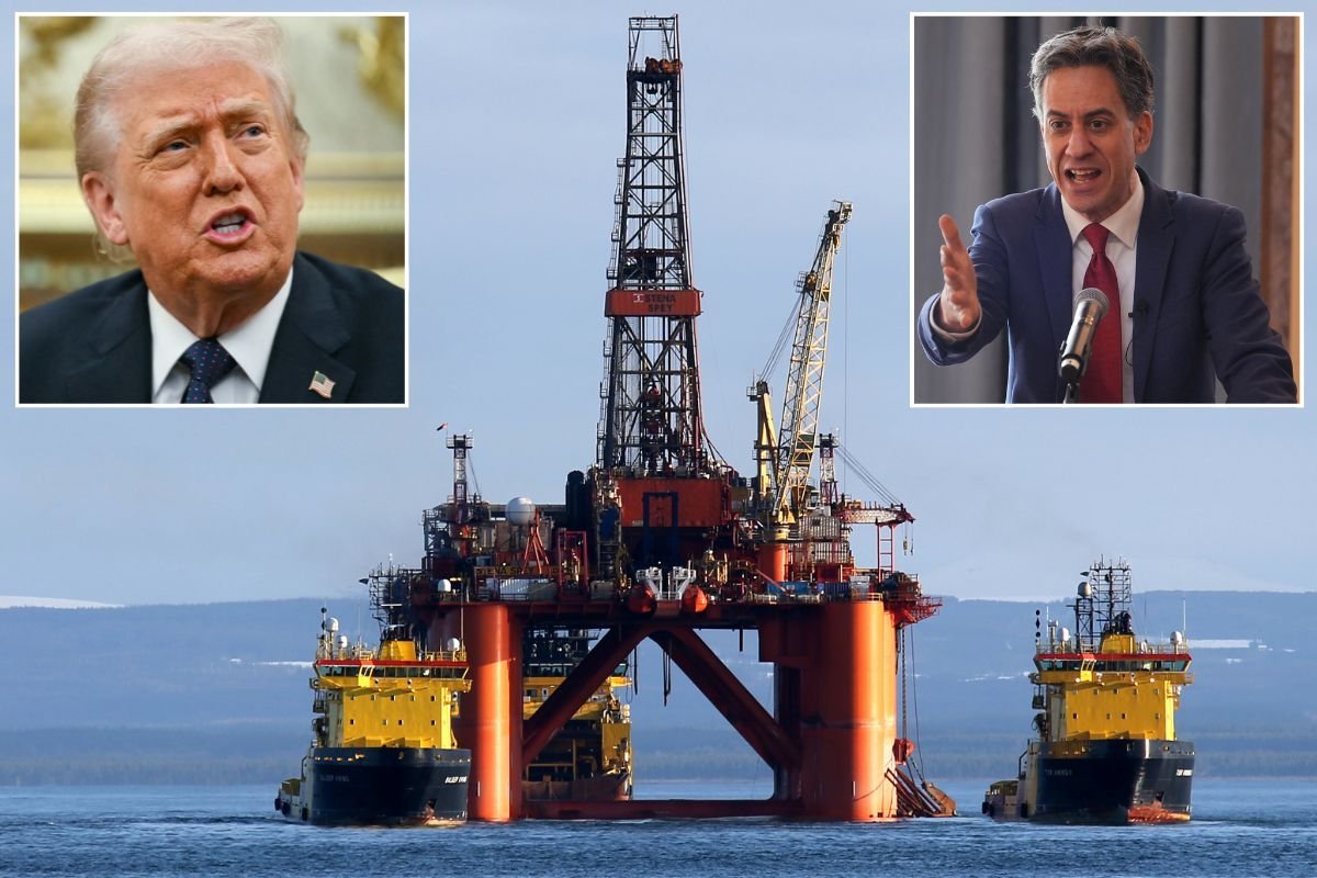 Ed Miliband risks war of words with Donald Trump over North Sea oil as energy bills could hit £2,500