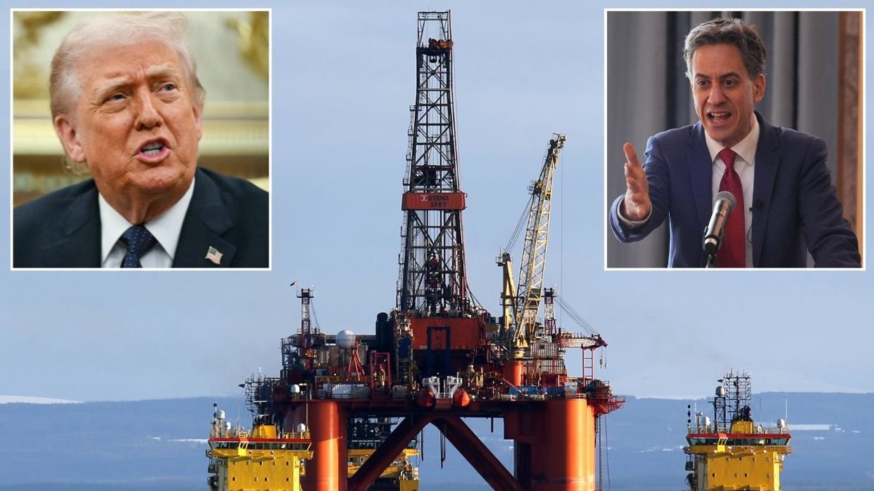 Ed Miliband risks 'war of words' with Donald Trump over North Sea oil as energy bills could hit £2,500