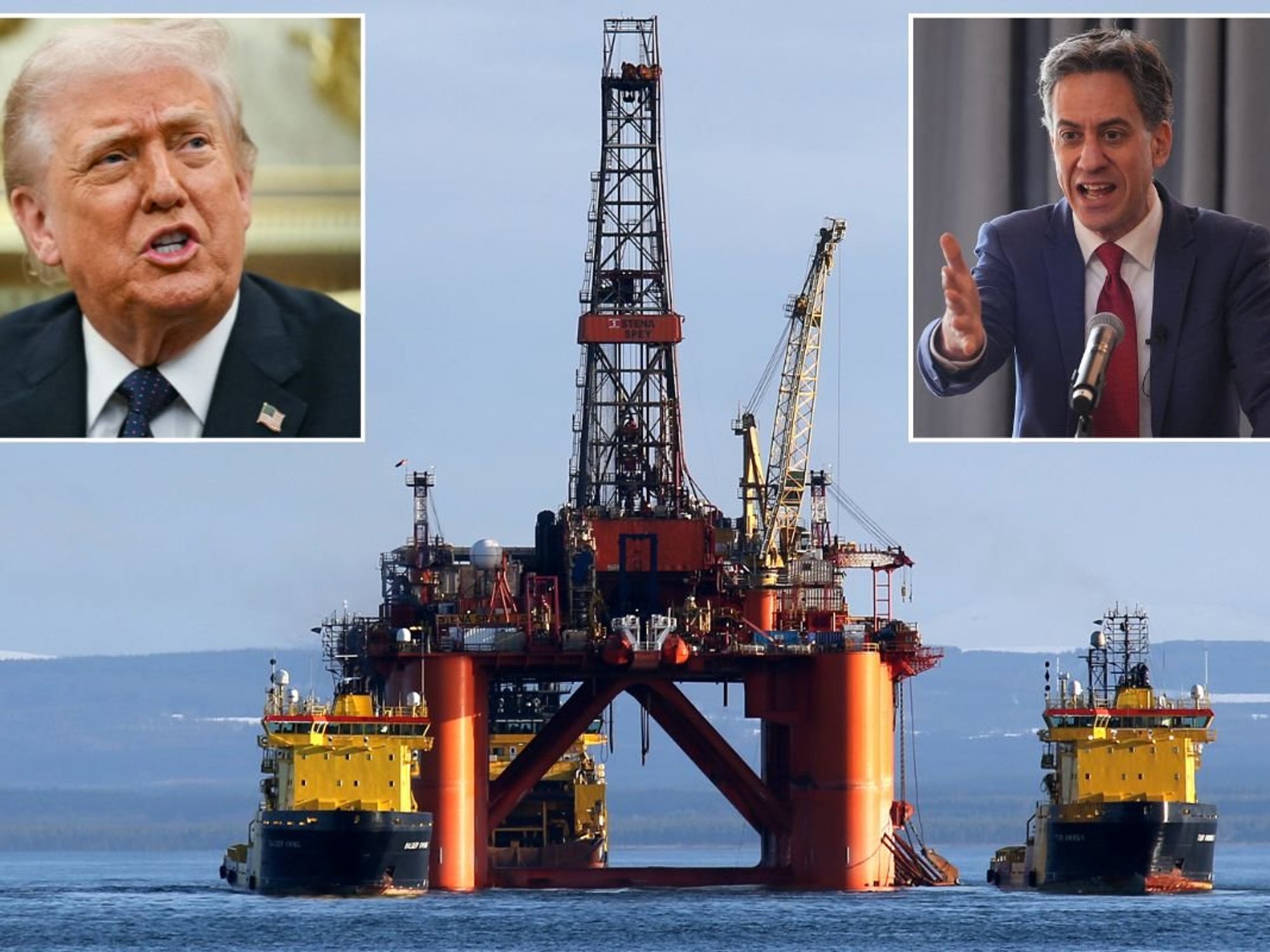 Ed Miliband risks 'war of words' with Donald Trump over North Sea oil as energy bills could hit £2,500