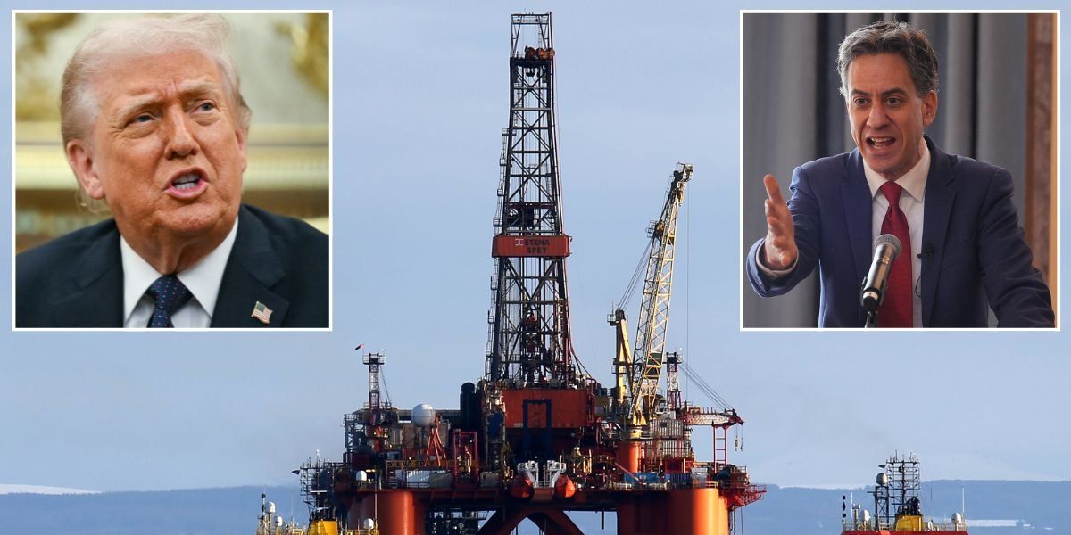 Ed Miliband risks ‘war of words’ with Donald Trump over North Sea oil as energy bills could hit £2,500 Ed Miliband risks ‘war of words’ with Donald Trump over North Sea oil as energy bills could hit £2,500