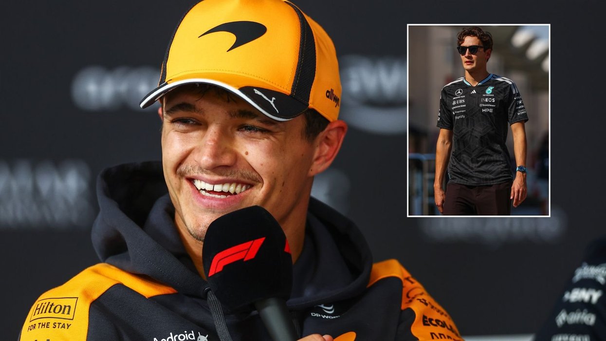 Lando Norris aims savage dig at George Russell as British duo prepare for start of new F1 season