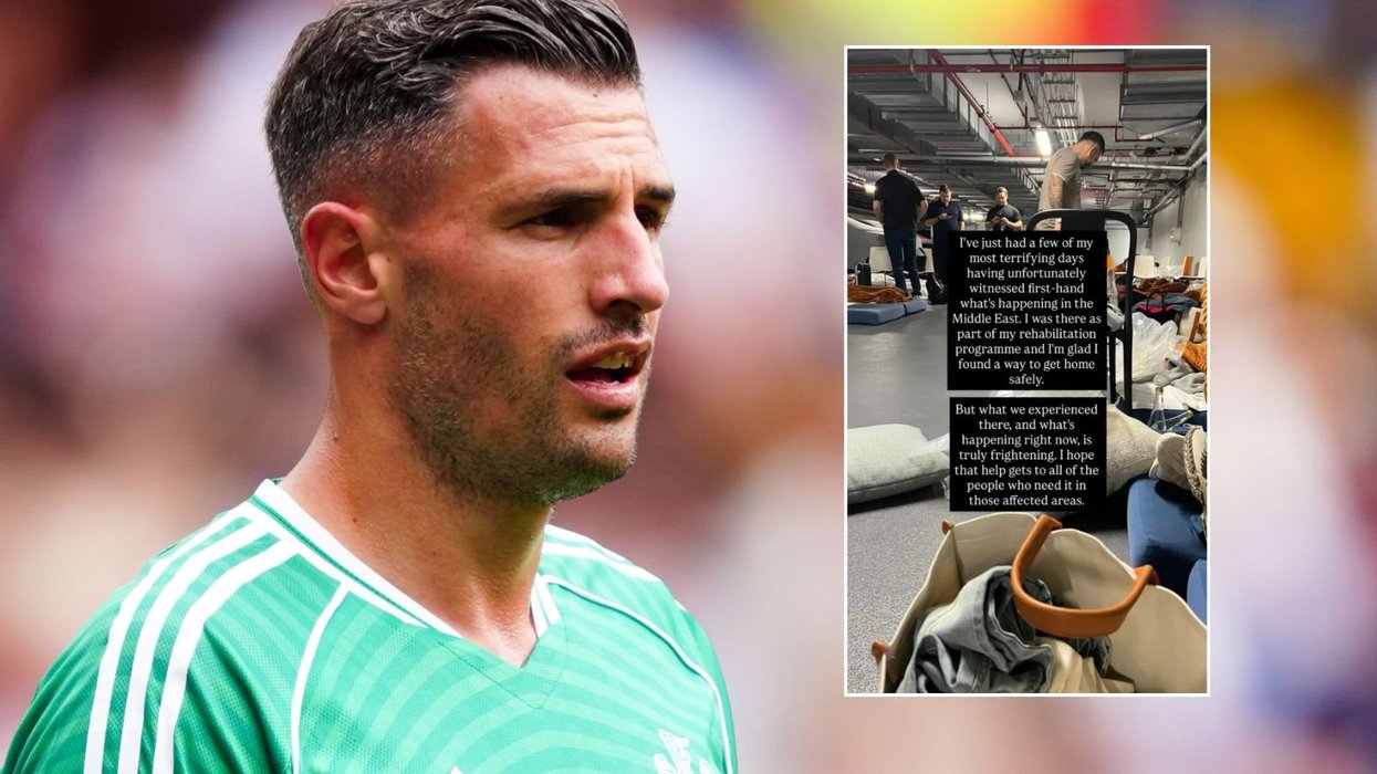 Premier League star forced to hide in a bunker as 'terrifying' US and Iran conflict escalates