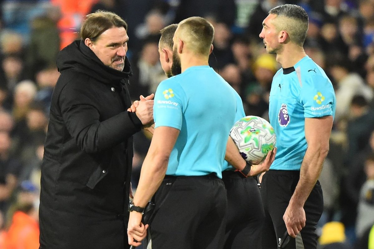 Daniel Farke given ban and fine after confronting officials following Leeds defeat to Man City