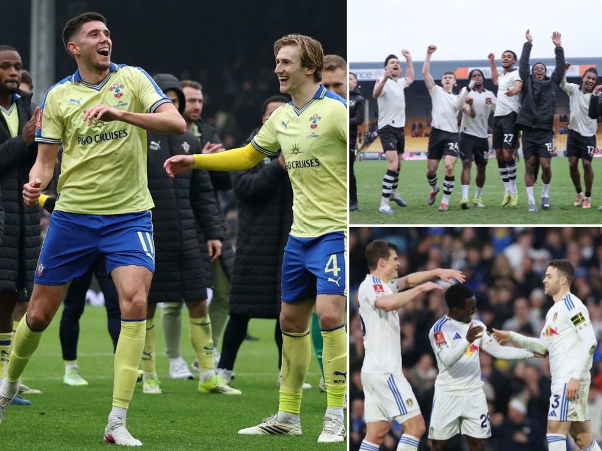 FA Cup round-up as Leeds emerge victorious and Fulham and Sunderland suffer shock exits