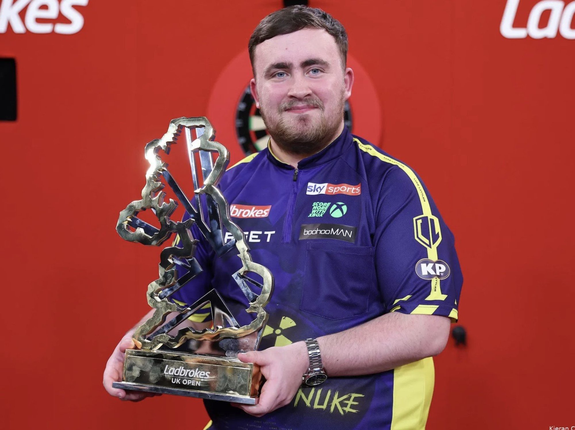 Luke Littler defends UK Open title against James Wade and joins exclusive Phil Taylor club