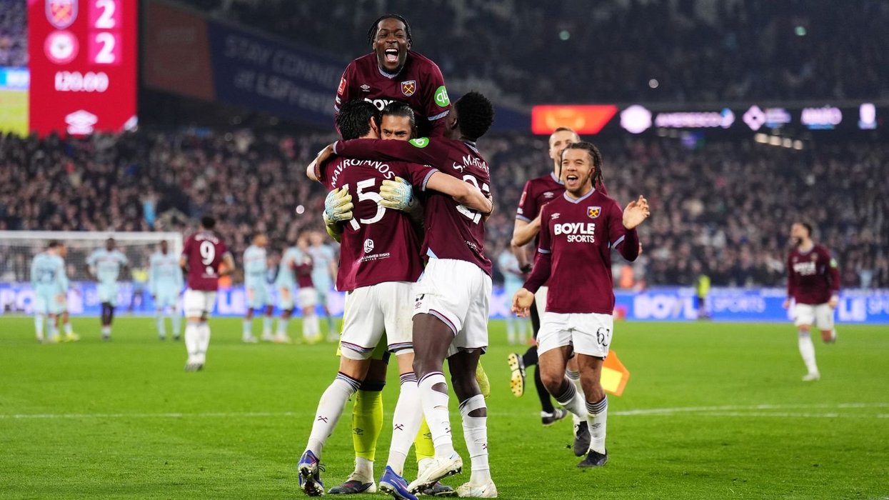 West Ham into FA Cup quarter-finals after audacious Brentford penalty attempt goes disastrously wrong in shoot-out