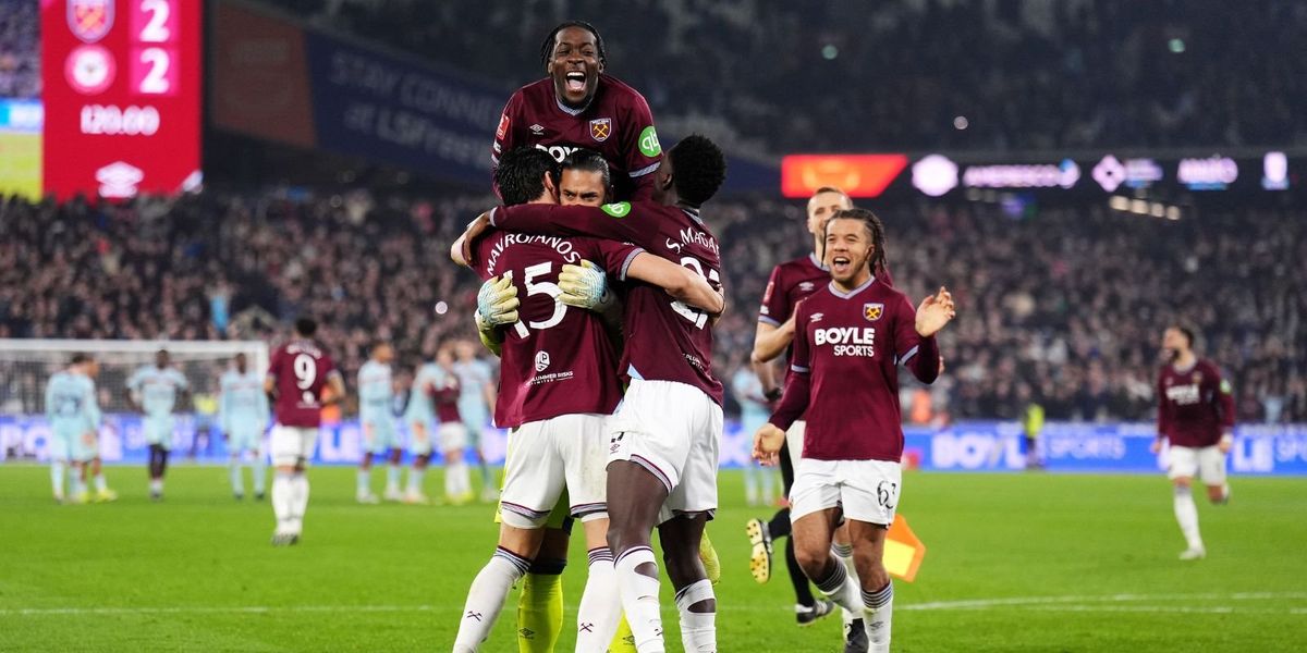 West Ham into FA Cup quarter-finals after audacious Brentford penalty attempt goes disastrously wrong in shoot-out West Ham into FA Cup quarter-finals after audacious Brentford penalty attempt goes disastrously wrong in shoot-out