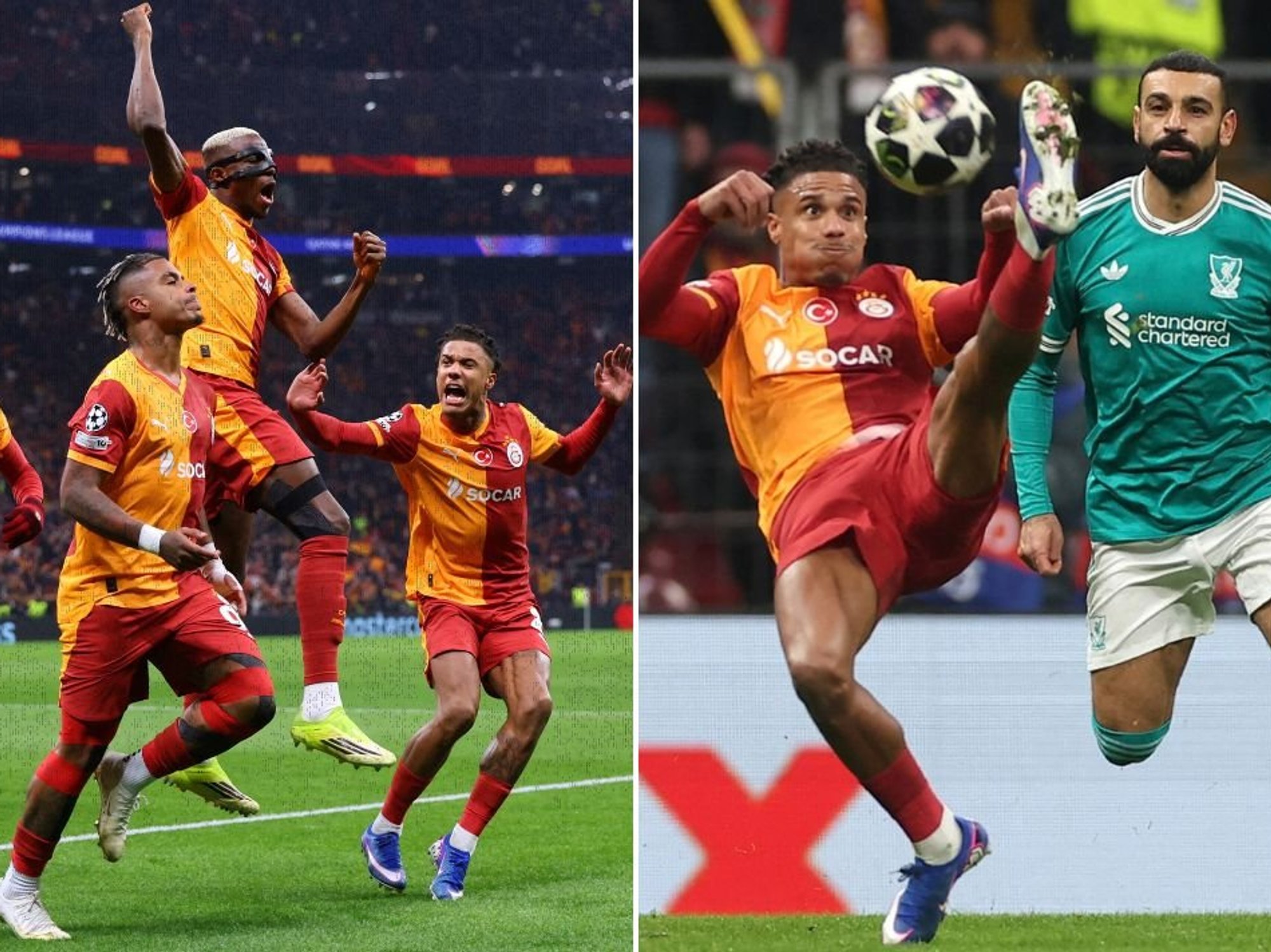 Liverpool suffer defeat to Galatasaray in first leg of Champions League clash in bizarre match