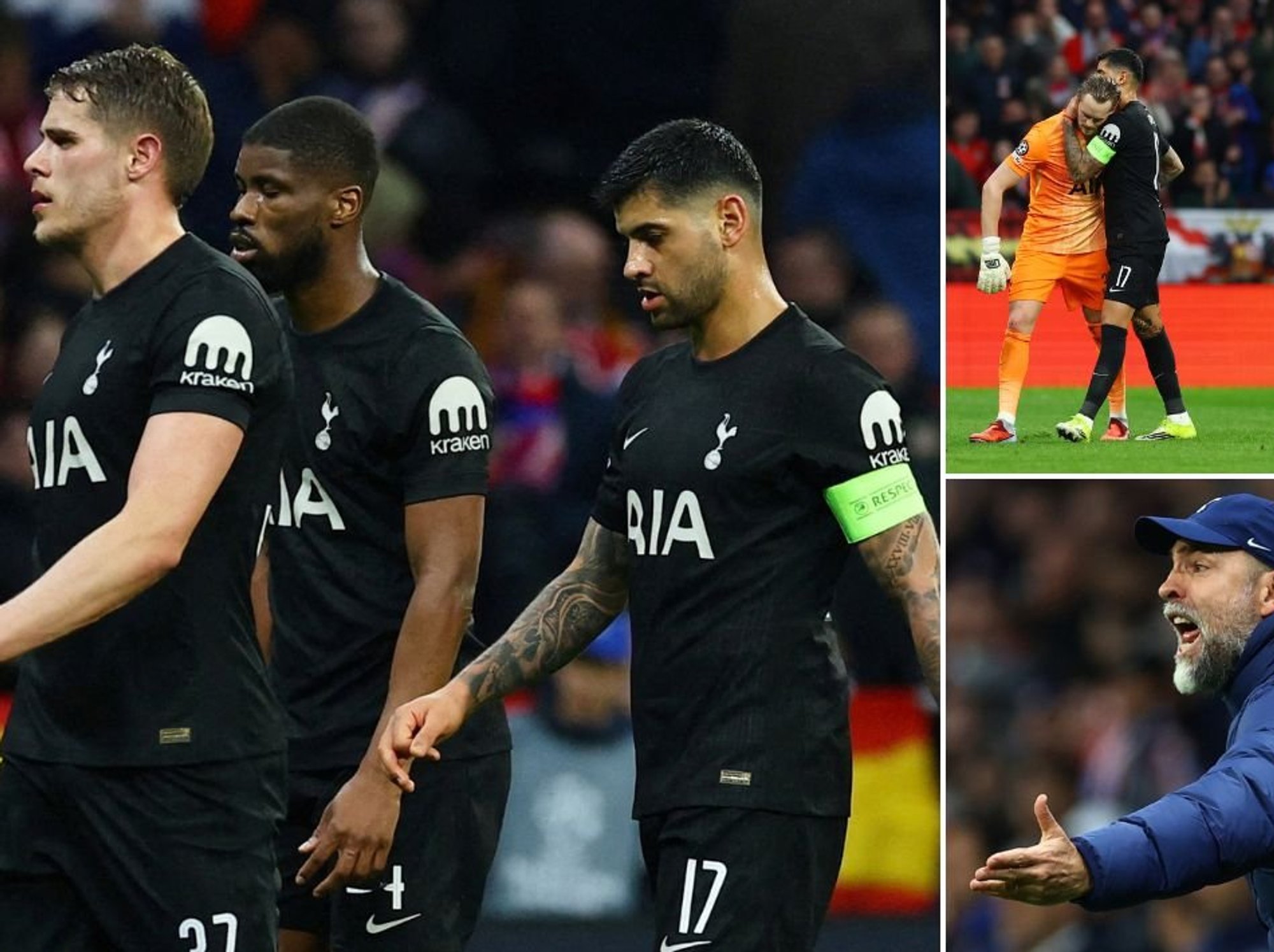 Tottenham's Atletico Madrid misery spells doom for Igor Tudor after five-goal drubbing