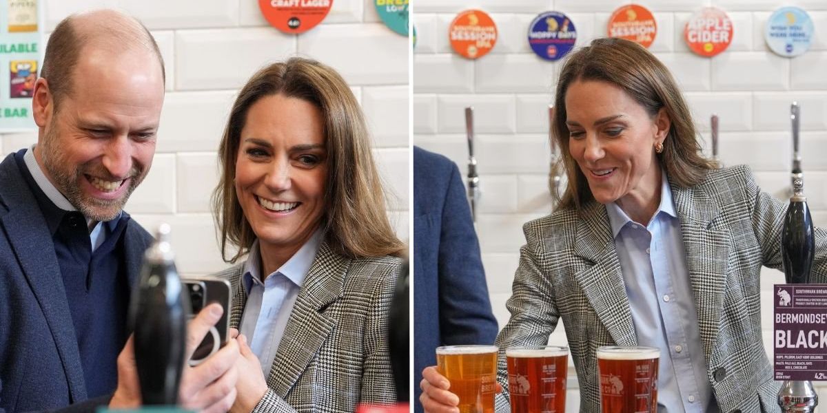 Prince William and Catherine take on Bermondsey Beer Mile as Princess of Wales pours perfect pint Prince William and Catherine take on Bermondsey Beer Mile as Princess of Wales pours perfect pint