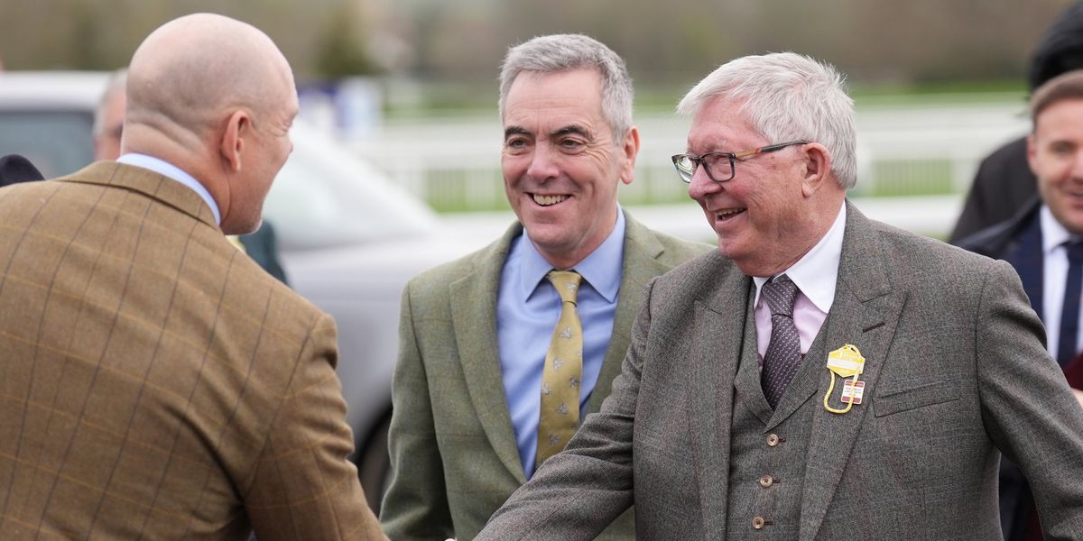 Mike Tindall mingles with Sir Alex Ferguson at Cheltenham Mike Tindall mingles with Sir Alex Ferguson at Cheltenham