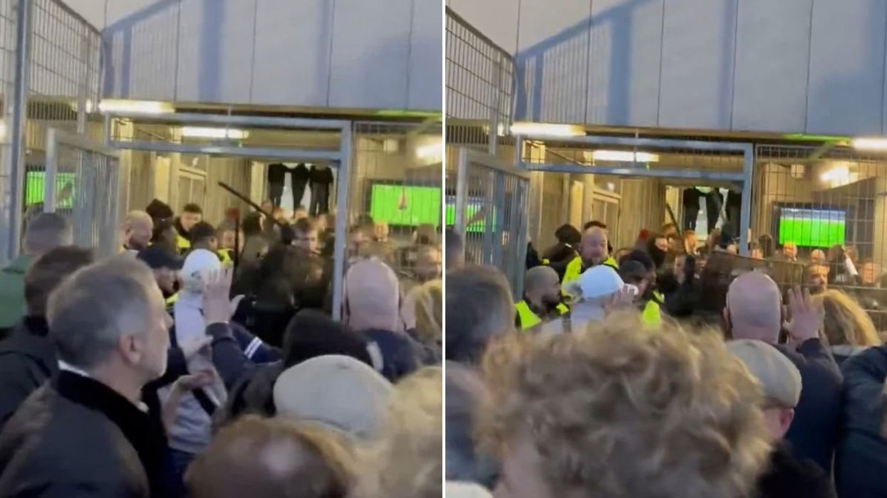 Aston Villa fans beaten by French police with batons before Europa League clash