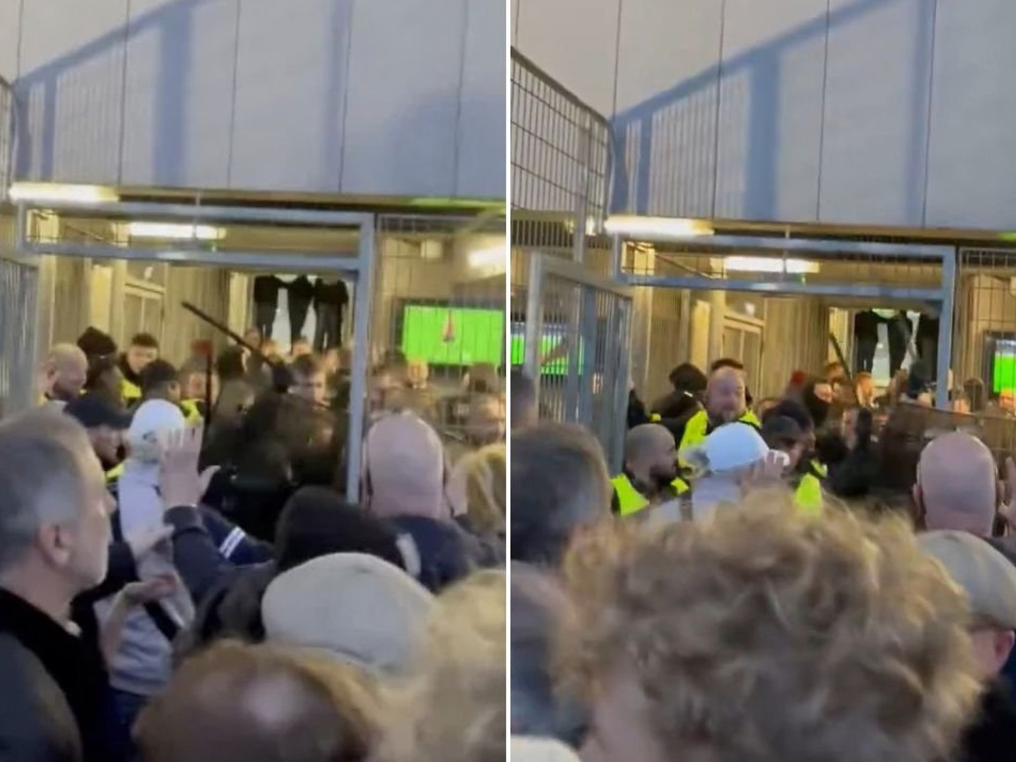 Aston Villa fans beaten by French police with batons before Europa League clash