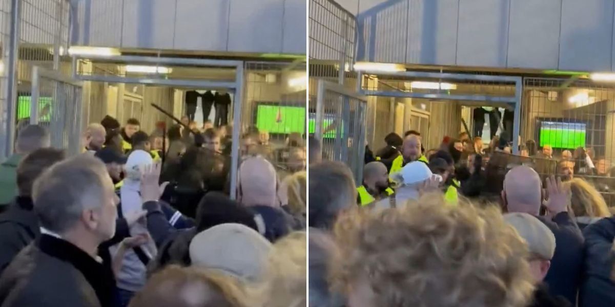 Aston Villa fans beaten by French police with batons before Europa League clash Aston Villa fans beaten by French police with batons before Europa League clash