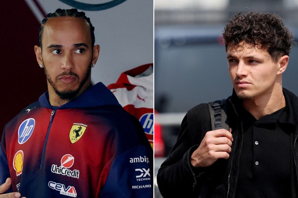 Lando Norris lashes out at Lewis Hamilton after Ferrari man accused of 'making things up'