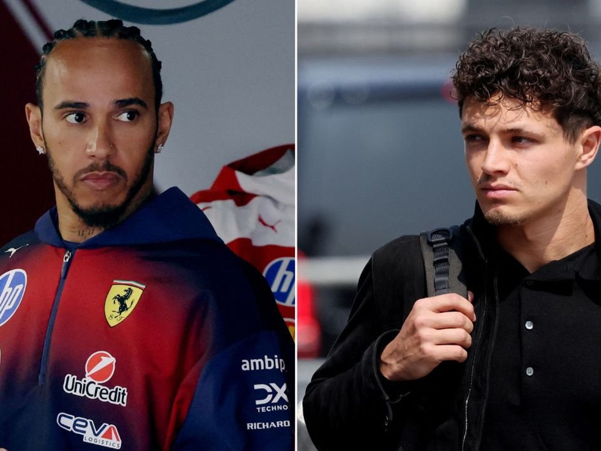 Lando Norris lashes out at Lewis Hamilton after Ferrari man accused of 'making things up'