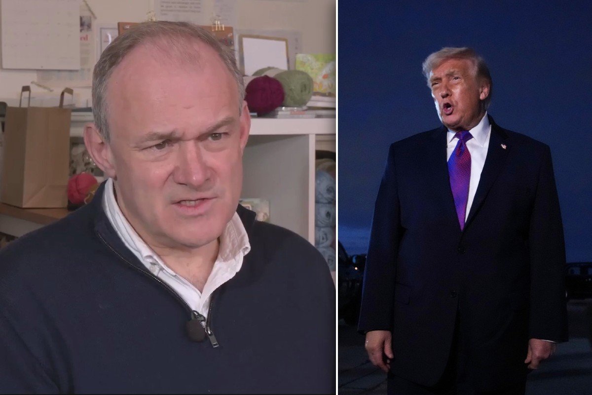 Ed Davey is 'optimistic' about the local elections...if the Lib Dems do well, he may have Donald Trump to thank - analysis by Katherine Forster