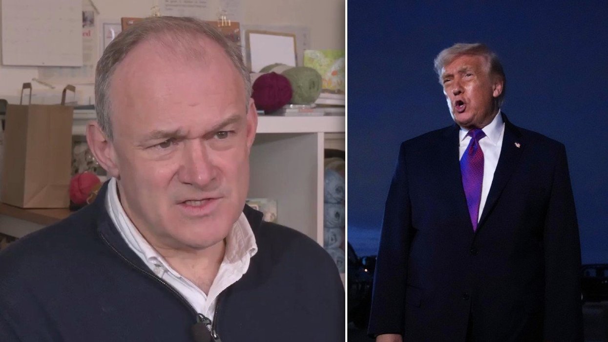 Ed Davey is 'optimistic' about the local elections...if the Lib Dems do well, he may have Donald Trump to thank - analysis by Katherine Forster