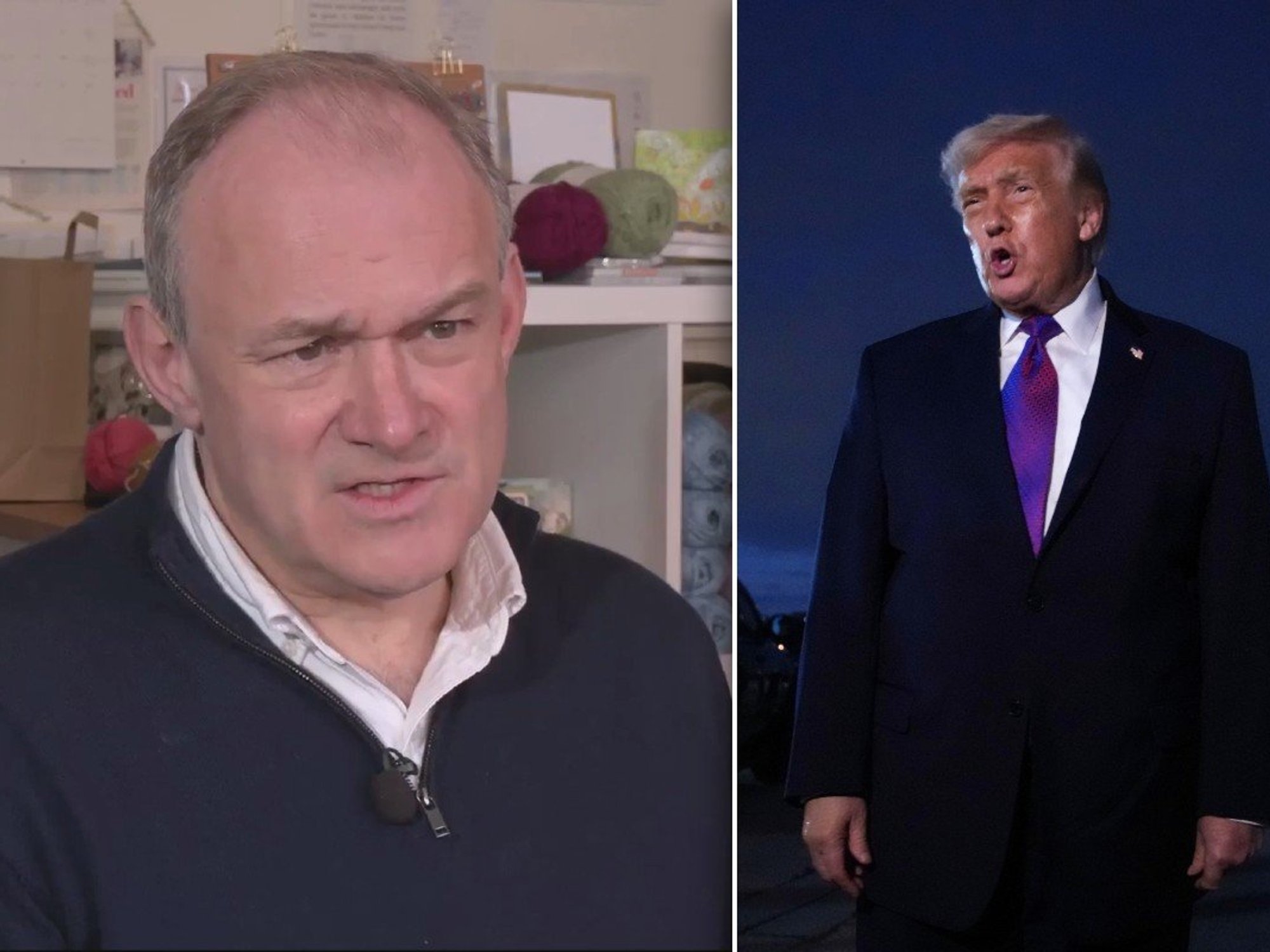 Ed Davey is 'optimistic' about the local elections...if the Lib Dems do well, he may have Donald ...