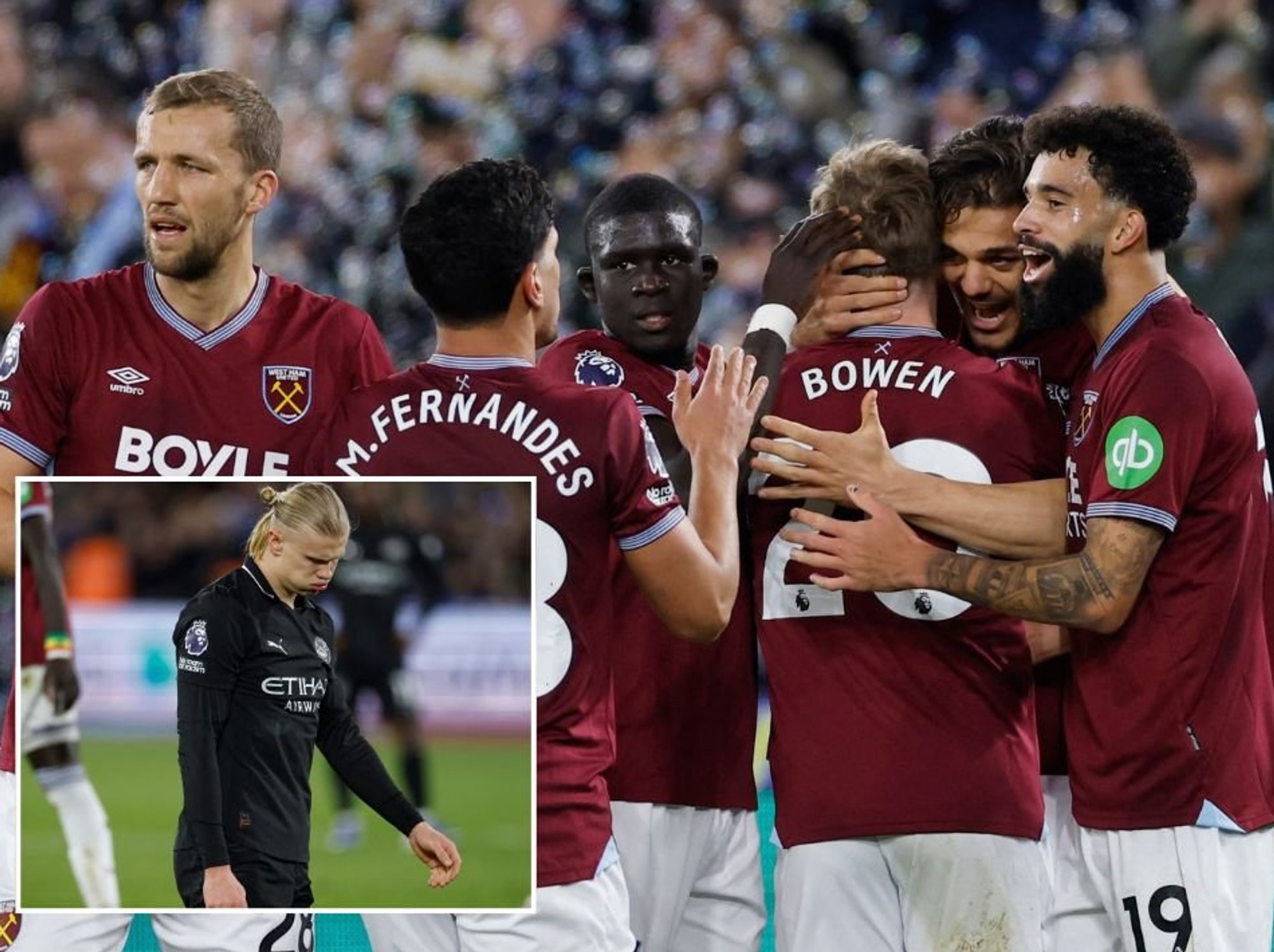 Man City's title bid hanging by a thread after dropping points against West Ham