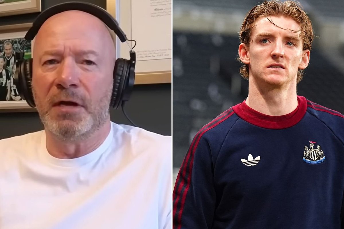 Alan Shearer makes feelings clear on Anthony Gordon after being called out by Newcastle and England star