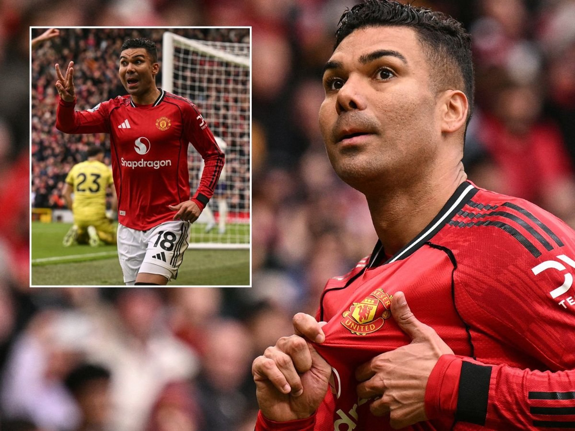 Man United 'make decision on Casemiro U-turn' after shining in Aston Villa win