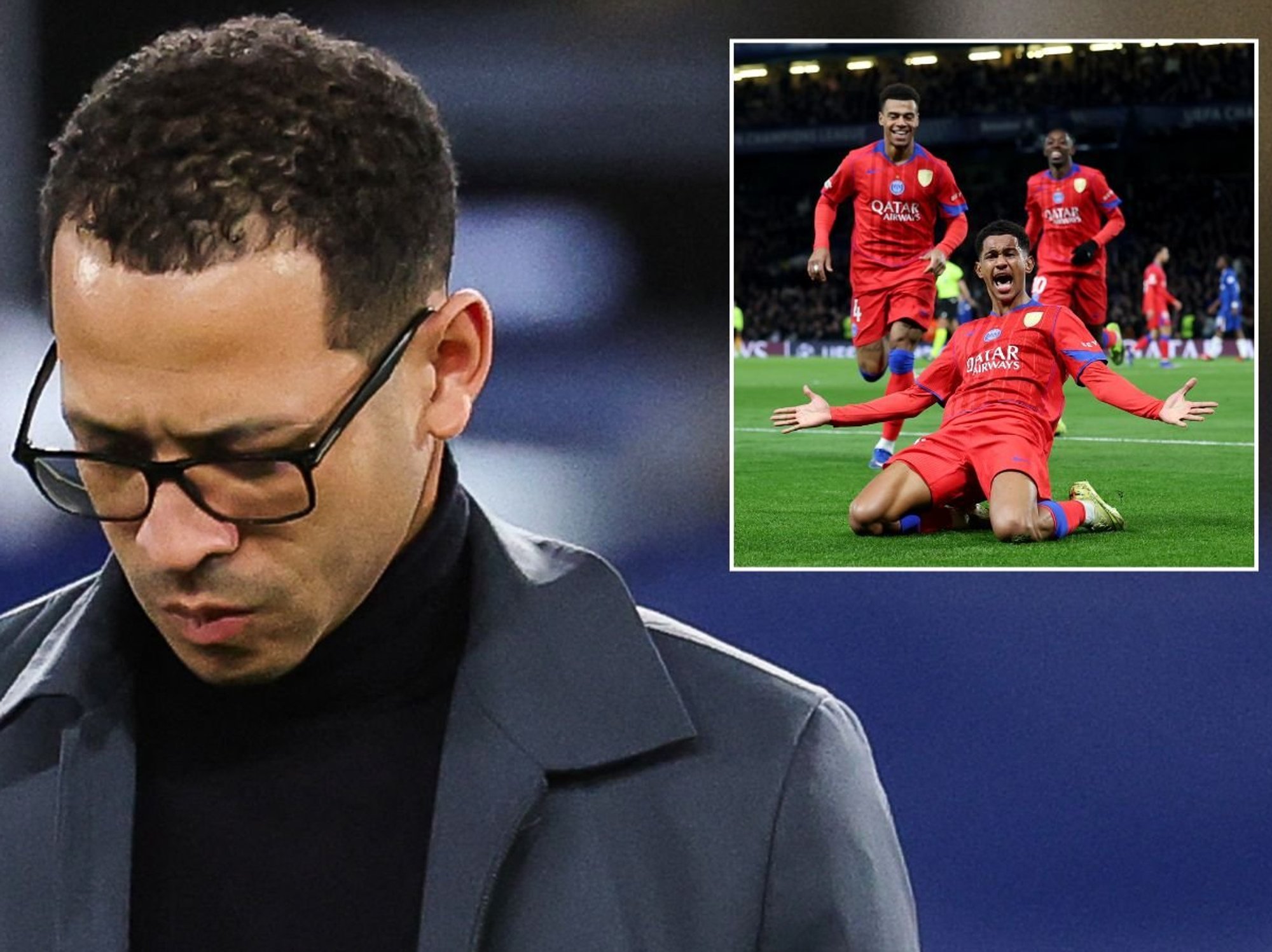 Liam Rosenior sacking demanded by furious fans as Chelsea boss blames own player after PSG drubbing