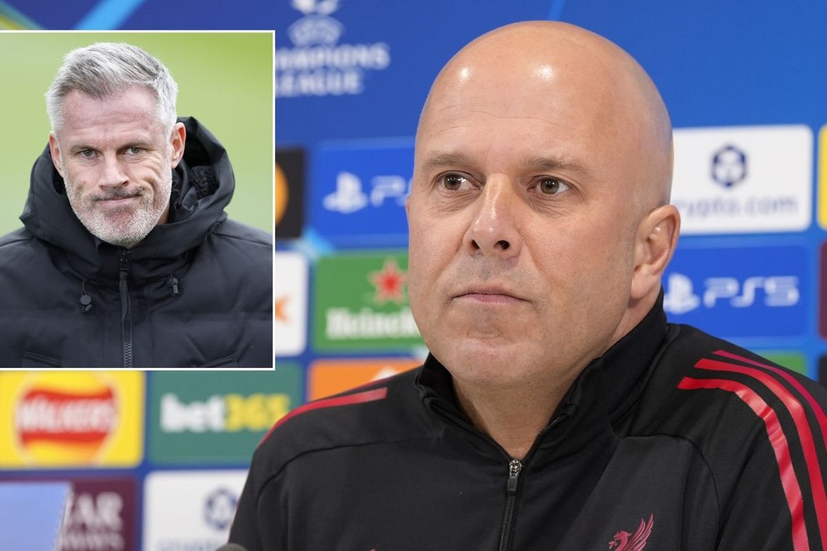 Arne Slot hits back at Jamie Carragher ahead of Liverpool and Galatasaray Champions League match